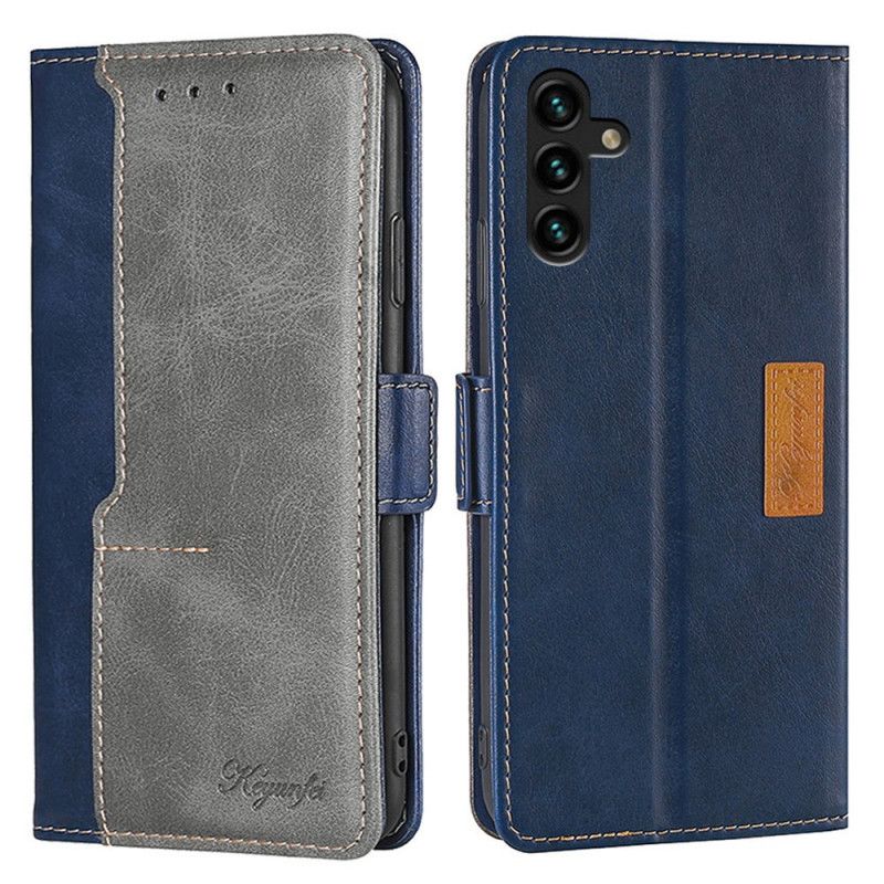 Flip Kotelot Samsung Galaxy A13 5g Bicolor Faux Leather