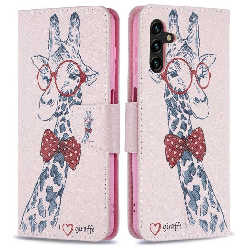 Flip Kotelot Samsung Galaxy A13 5g Brainy Giraffe