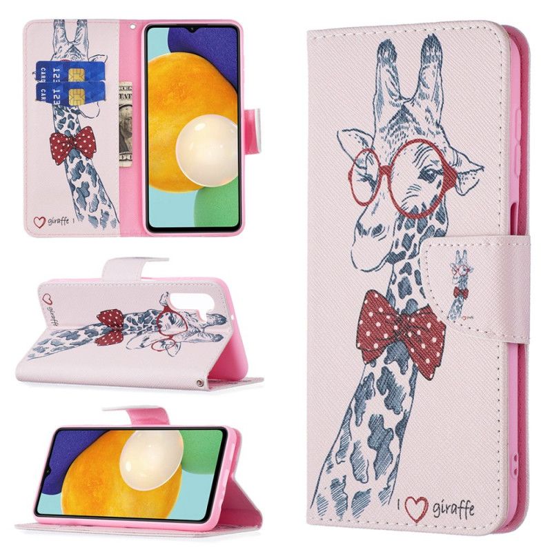 Flip Kotelot Samsung Galaxy A13 5g Brainy Giraffe