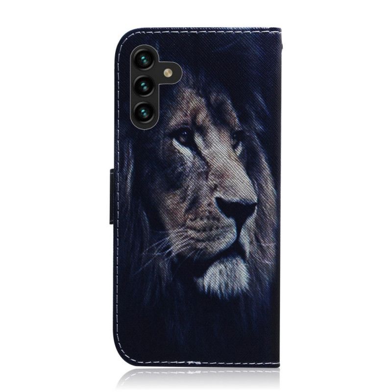 Flip Kotelot Samsung Galaxy A13 5g Dreaming Lion Suojakuori