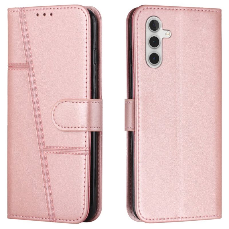 Flip Kotelot Samsung Galaxy A13 5g Geo Leather Effect Strappy