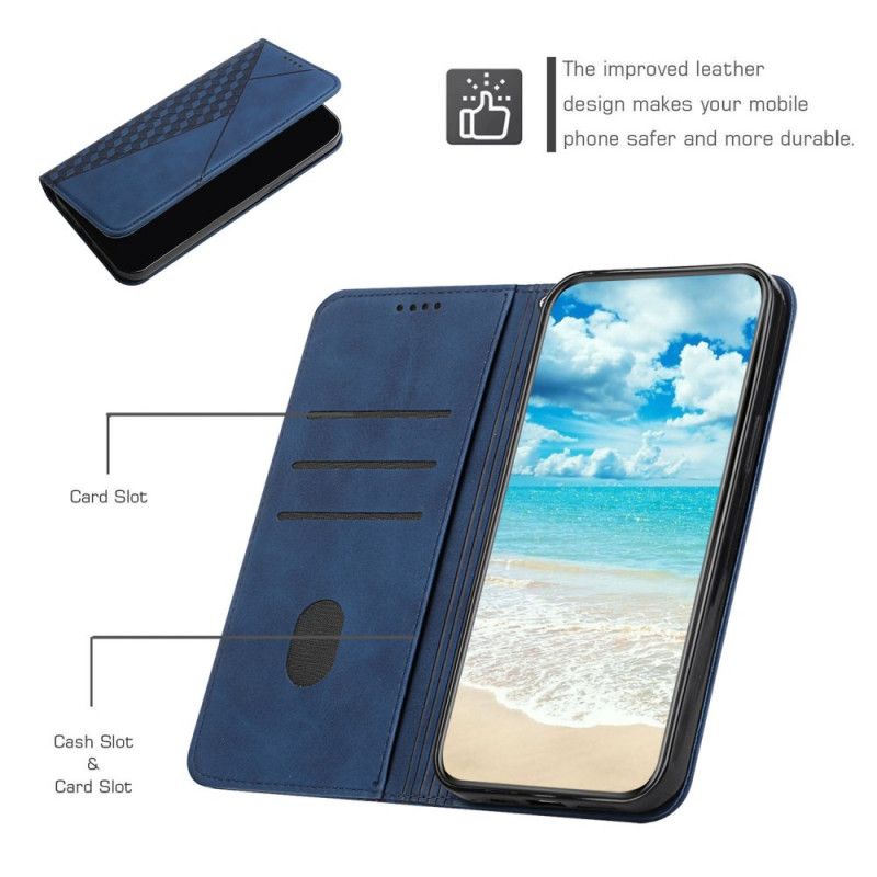 Flip Kotelot Samsung Galaxy A13 5g Geo Leather Effect Suojakuori