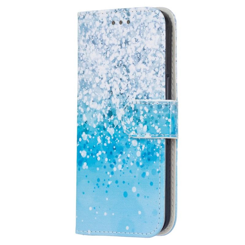 Flip Kotelot Samsung Galaxy A13 5g Gradient Blue Paljetteja