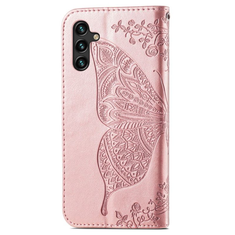 Flip Kotelot Samsung Galaxy A13 5g Half Butterflies Suojakuori