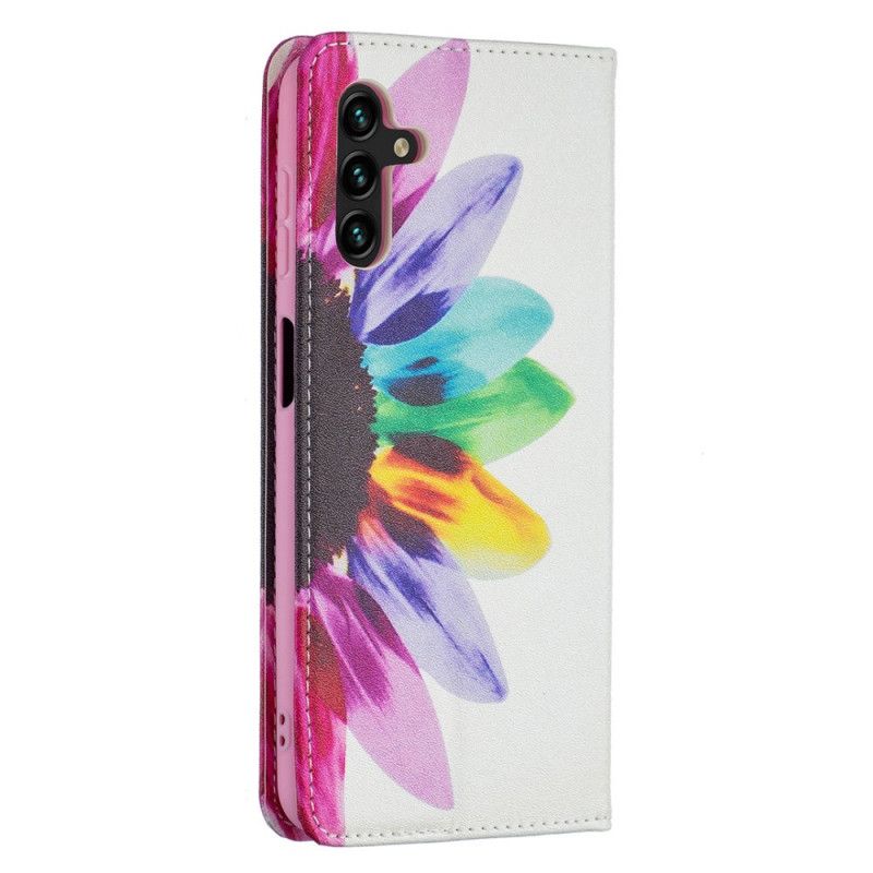 Flip Kotelot Samsung Galaxy A13 5g Kukka-akvarelli