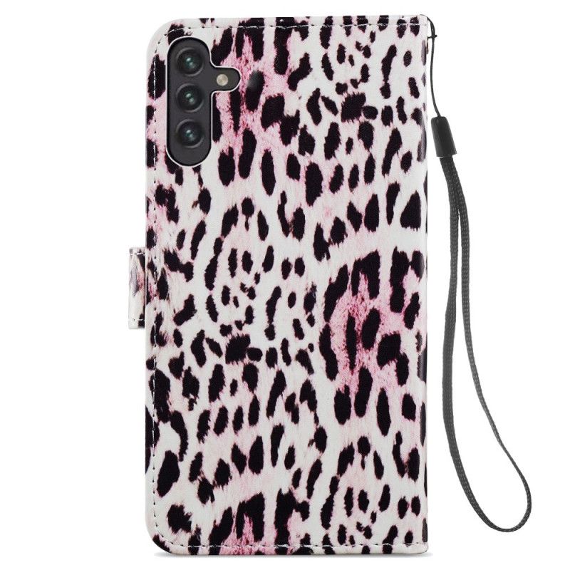 Flip Kotelot Samsung Galaxy A13 5g Leopard Print