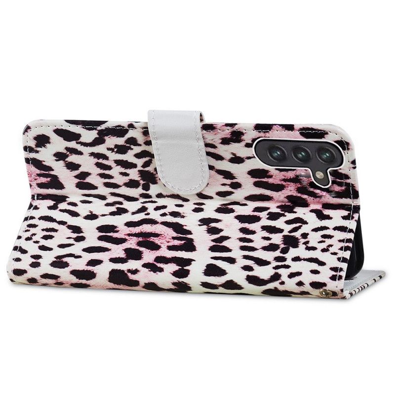 Flip Kotelot Samsung Galaxy A13 5g Leopard Print