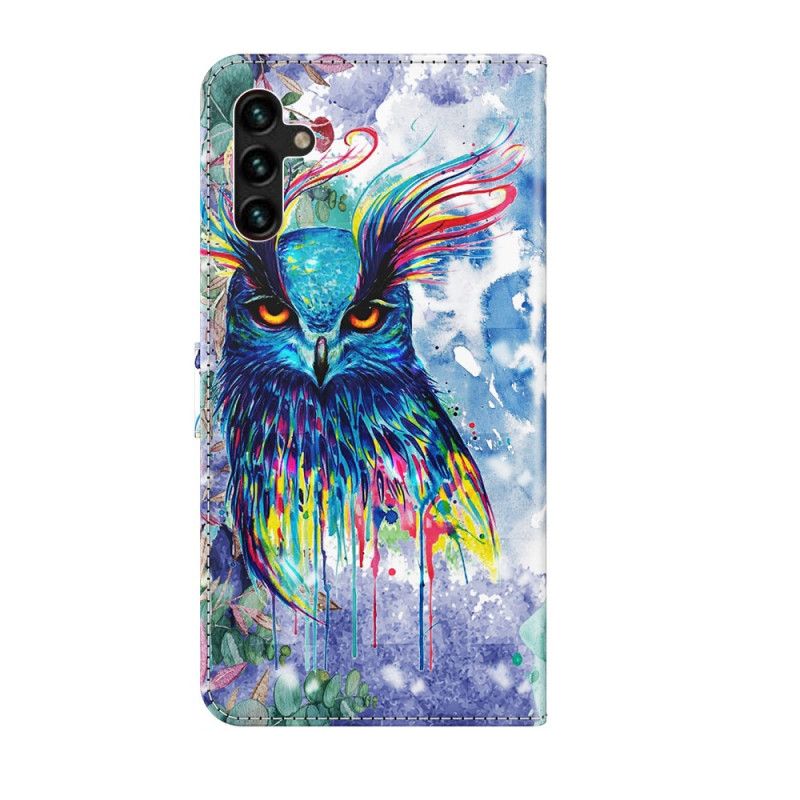 Flip Kotelot Samsung Galaxy A13 5g Lintu-akvarelli