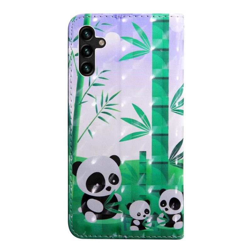 Flip Kotelot Samsung Galaxy A13 5g Panda Family