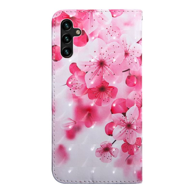 Flip Kotelot Samsung Galaxy A13 5g Pink Flowers