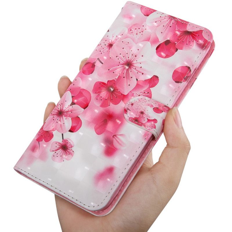 Flip Kotelot Samsung Galaxy A13 5g Pink Flowers