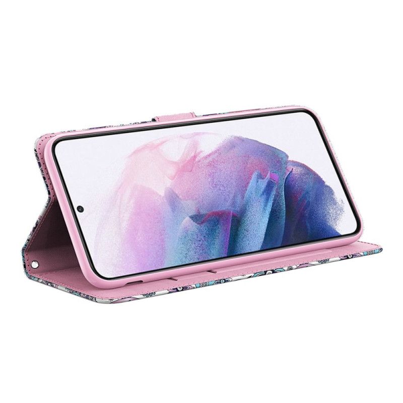 Flip Kotelot Samsung Galaxy A13 5g Pink Tree