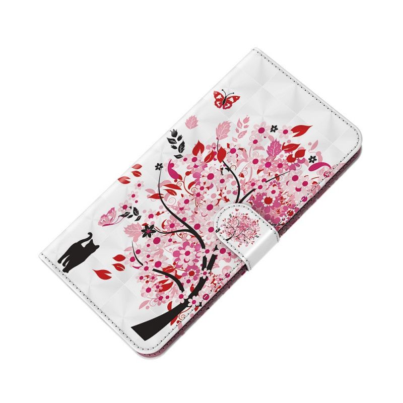 Flip Kotelot Samsung Galaxy A13 5g Pink Tree