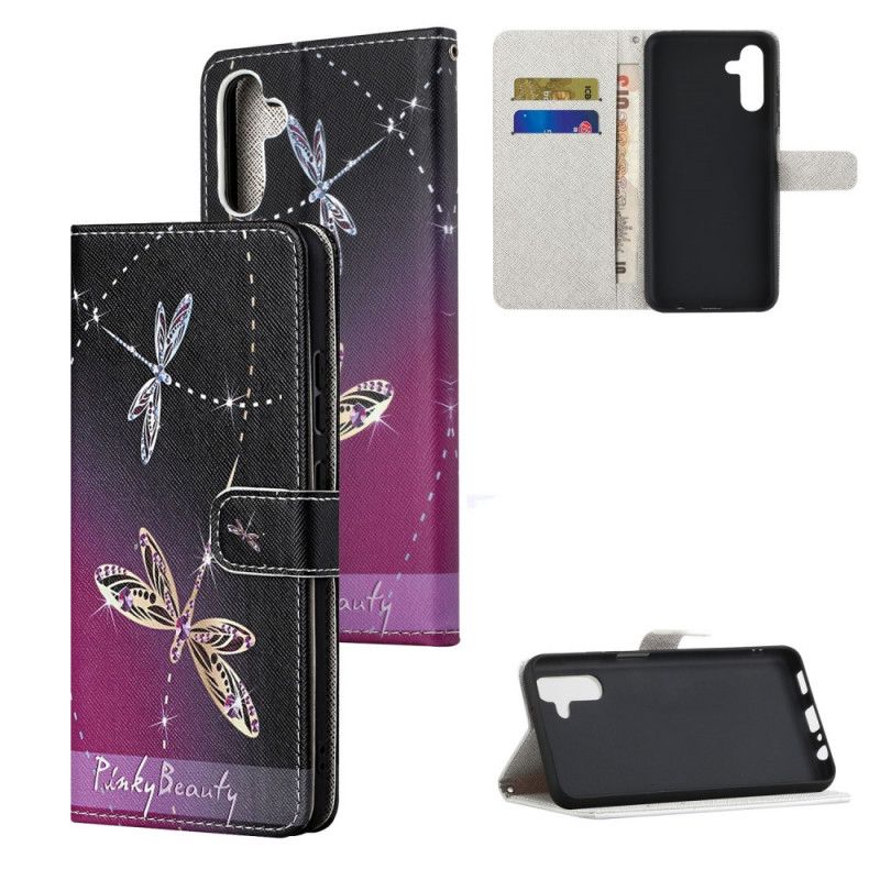 Flip Kotelot Samsung Galaxy A13 5g Strappy Dragonflies