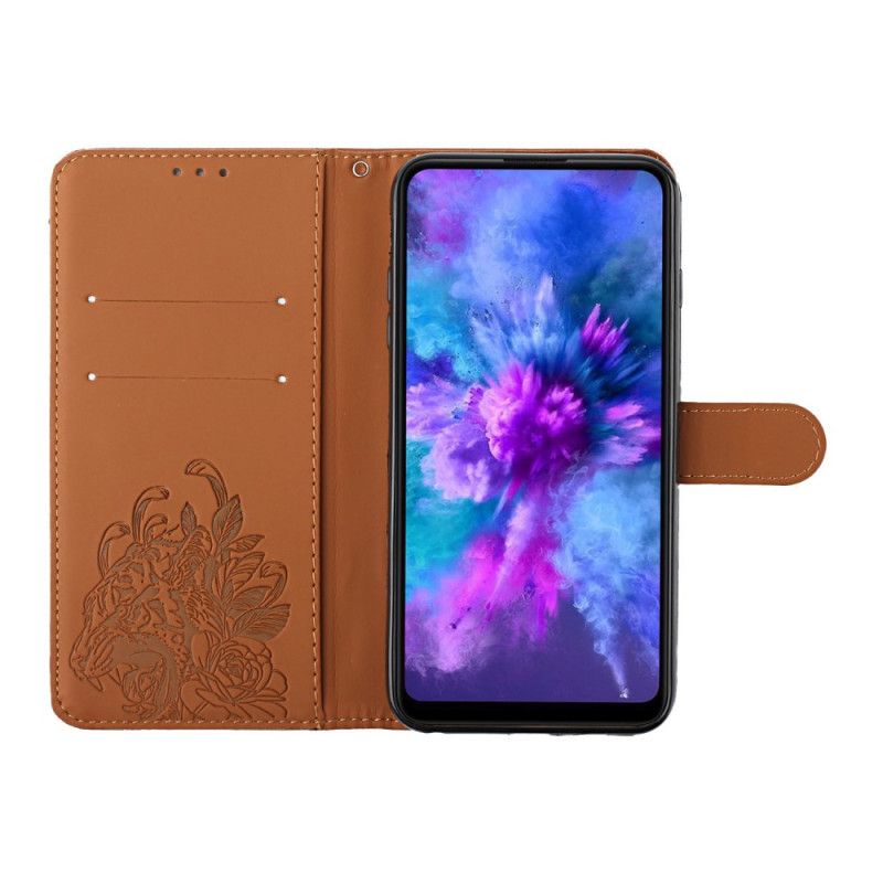 Flip Kotelot Samsung Galaxy A13 5g Tiger Baroque Strap