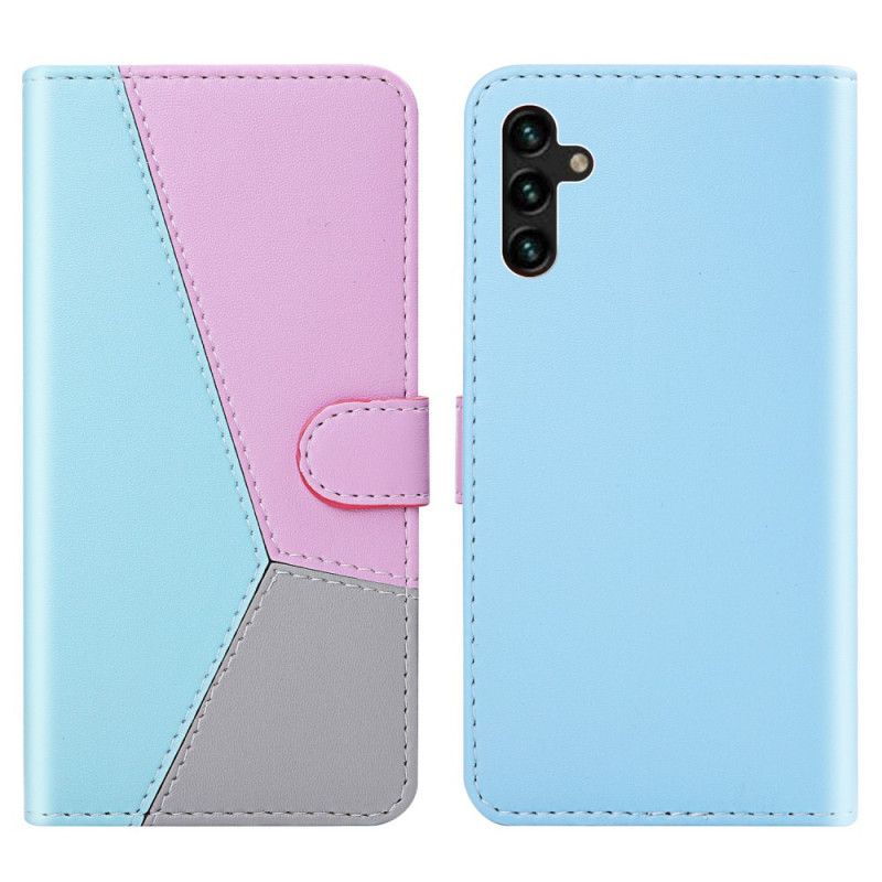 Flip Kotelot Samsung Galaxy A13 5g Tricolor Leather Effect