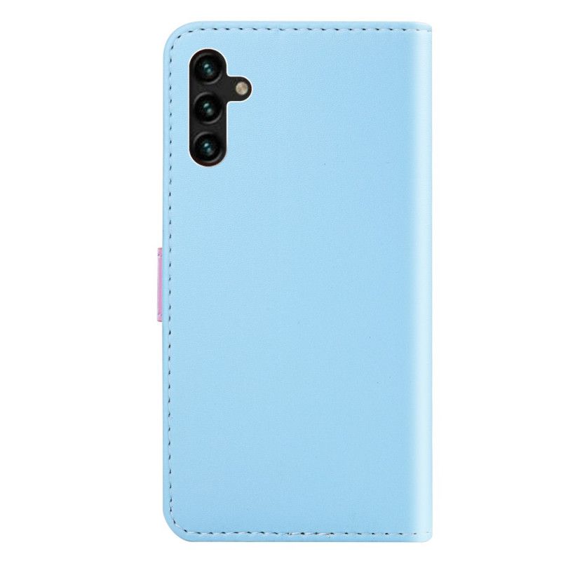 Flip Kotelot Samsung Galaxy A13 5g Tricolor Leather Effect