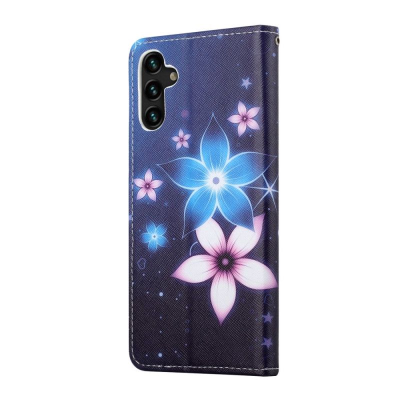 Kotelot Samsung Galaxy A13 5g Puhelinkuoret Lunar Flowers Hihnalla