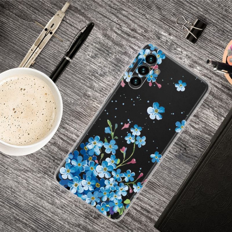 Kuori Case Samsung Galaxy A13 5g Puhelinkuoret Siniset Kukat