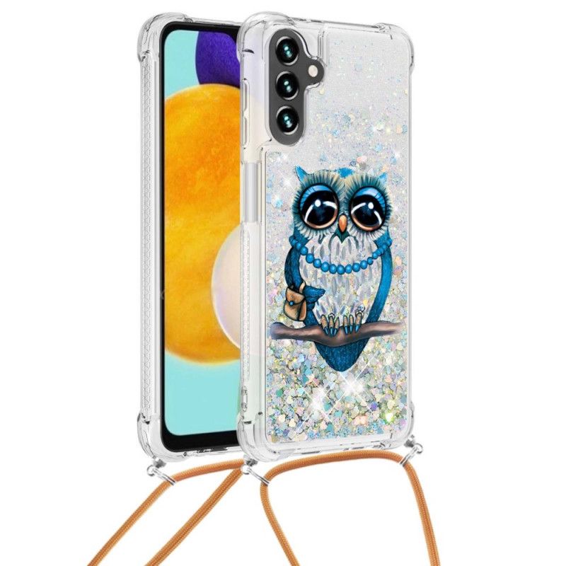 Kuori Samsung Galaxy A13 5g Miss Owl Glitter Vetonauha