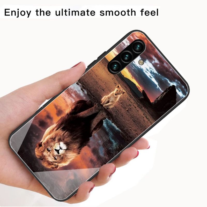 Kuori Samsung Galaxy A13 5g Tempered Glass Lion Cub Dream