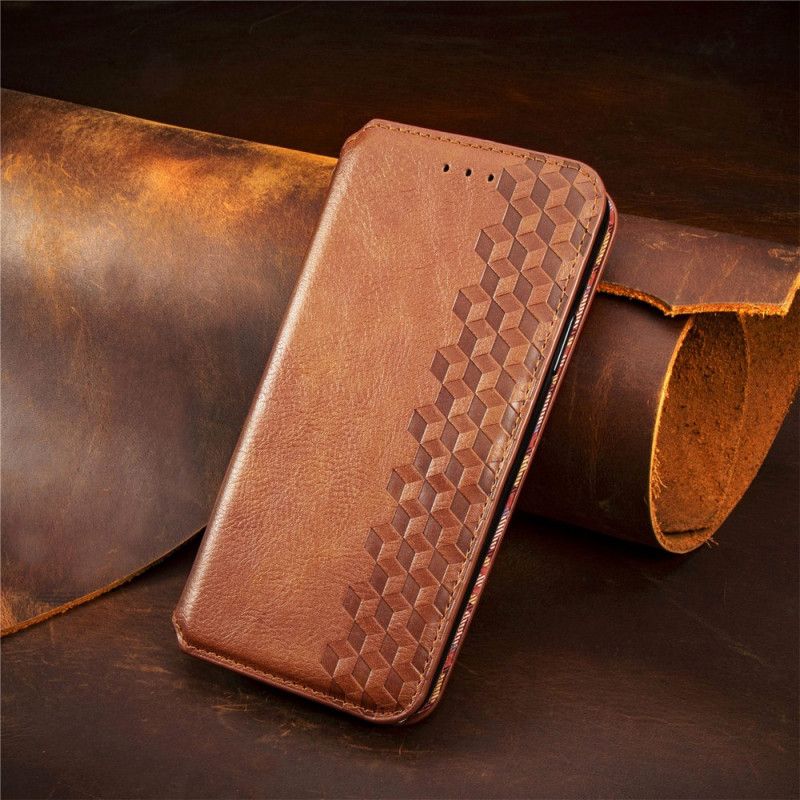 Nahkakuori Flip Kotelot Samsung Galaxy A13 5g Puhelinkuoret Leather Effect Diamond Texture