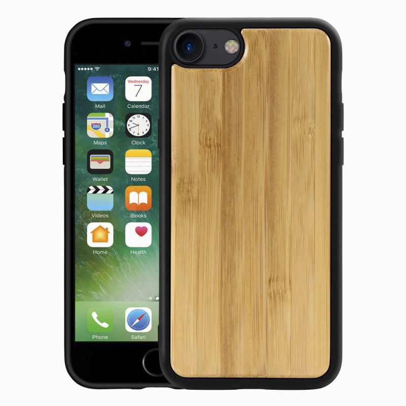 Case Kuoret iPhone 6 / 6S Puu - Tummanruskea Beige Puhelinkuoret Puuta