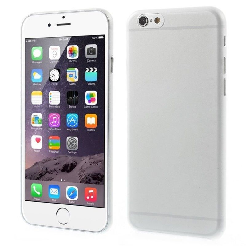 Kuori iPhone 6 / 6S Läpinäkyvä Musta Erittäin Hieno - 03 Mm Suojakuori