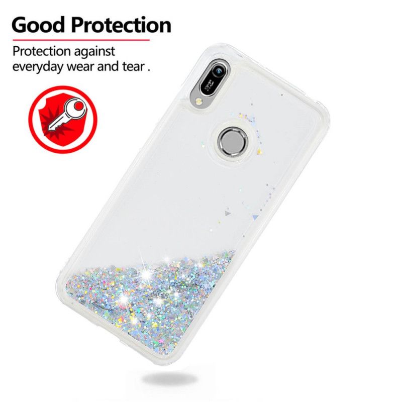 Case Kuoret Huawei Y6 2019 Violetti Vaaleanpunainen Puhelinkuoret Pro Olen Kimallus