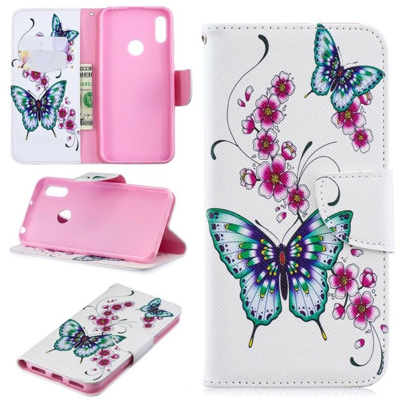 Flip Case Huawei Y6 2019 Ihania Perhosia