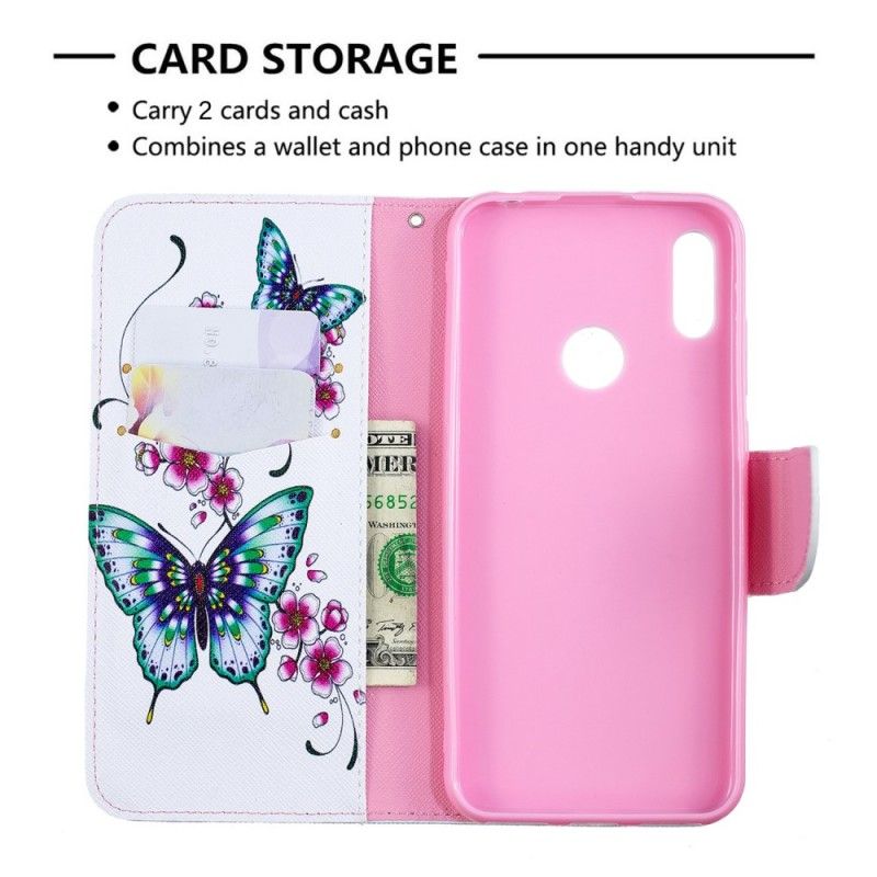 Flip Case Huawei Y6 2019 Ihania Perhosia