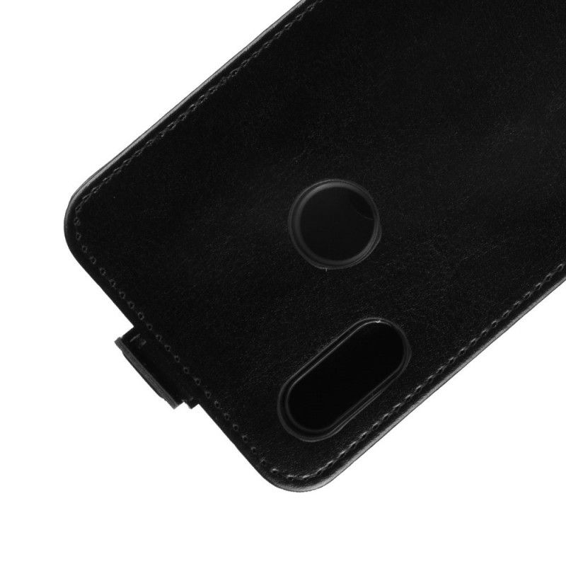 Flip Case Huawei Y6 2019 Valkoinen Musta Taitettava