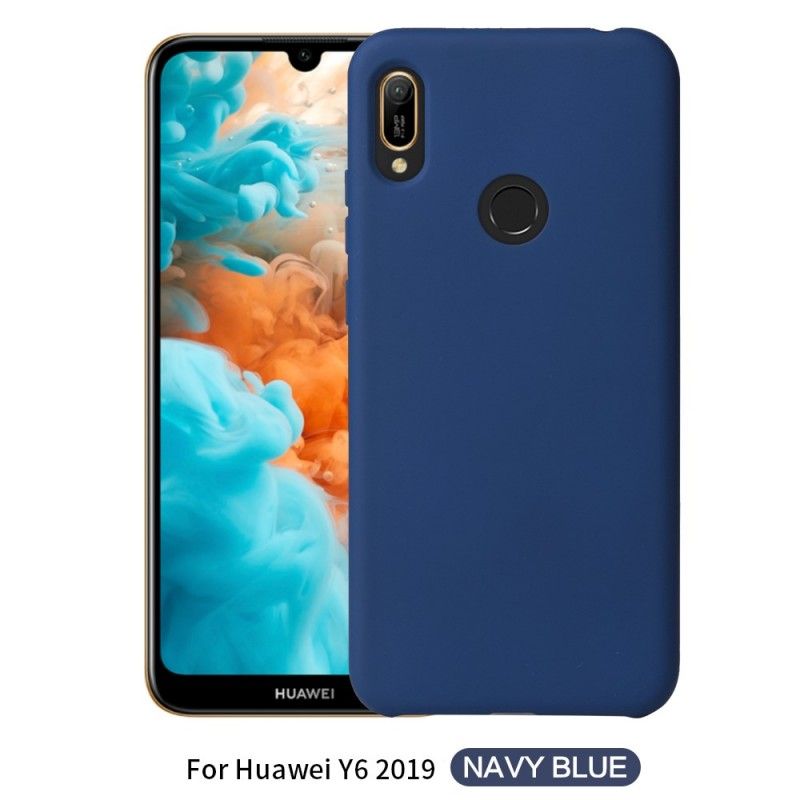 Kuori Huawei Y6 2019 Tummansininen Joustava Howmak