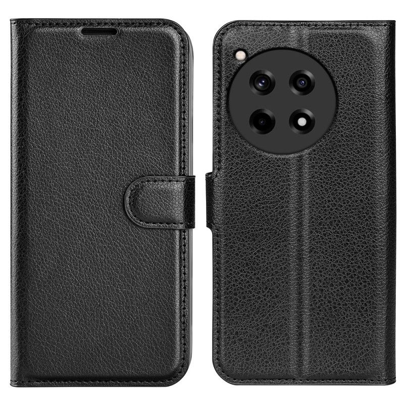 Kuoret Oneplus 12r Classic Litchi Faux Leather