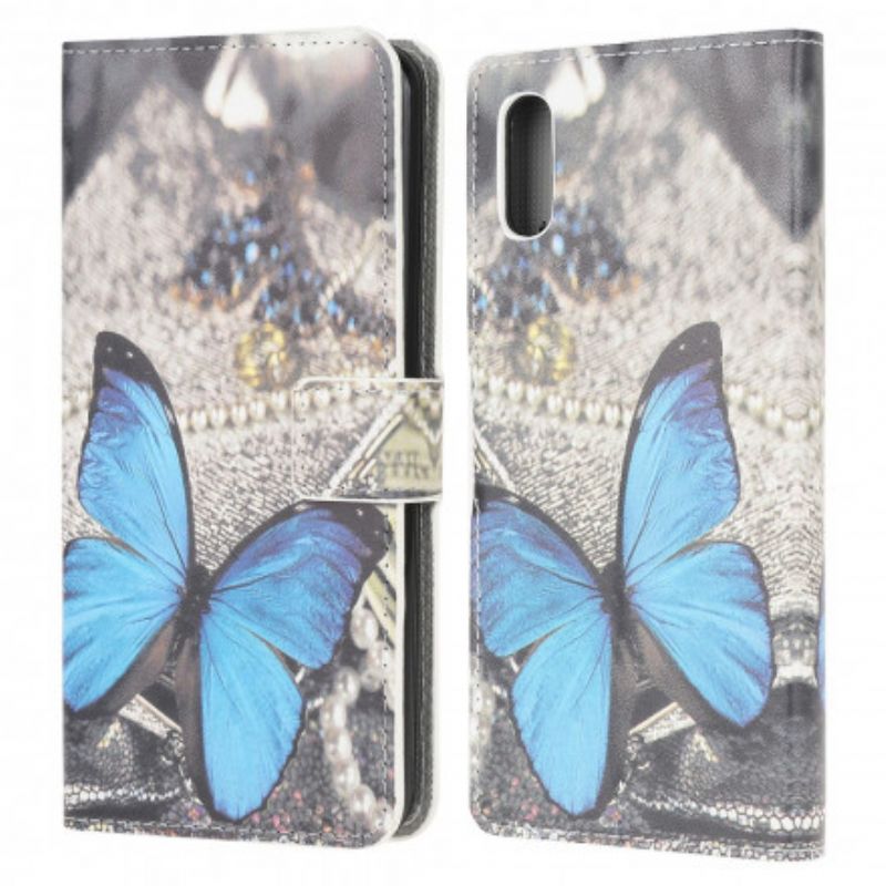 Flip Kotelot Samsung Galaxy Xcover 5 Blue Butterfly