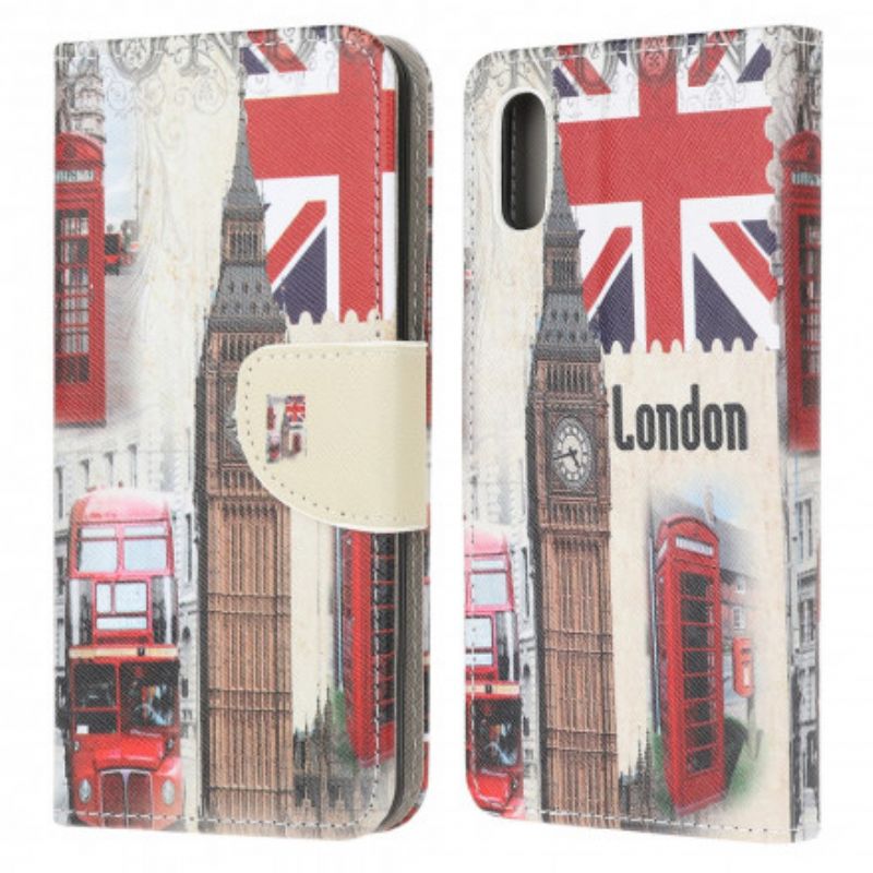 Flip Kotelot Samsung Galaxy Xcover 5 London Life Suojakuori