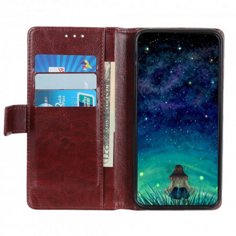 Flip Kotelot Samsung Galaxy Xcover 5 Nahkatehoste Kaksinkertaiset Niitit