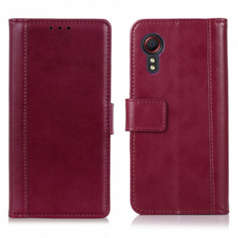 Flip Kotelot Samsung Galaxy Xcover 5 Style Leather Elegance Suojakuori