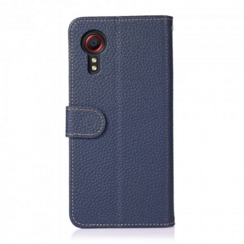 Kotelot Samsung Galaxy Xcover 5 Khazneh Lychee Leather