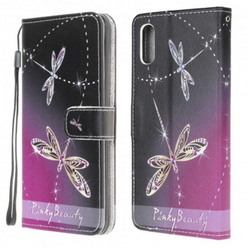 Kotelot Samsung Galaxy Xcover 5 Puhelinkuoret Strappy Dragonflies