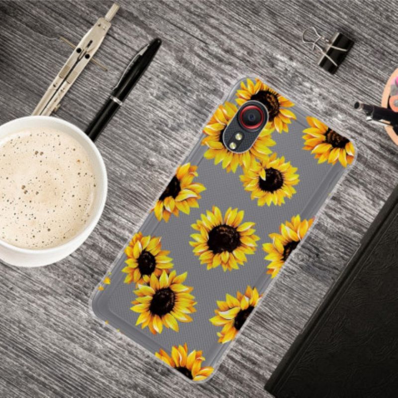 Kuori Samsung Galaxy Xcover 5 Auringonkukat Suojakuori