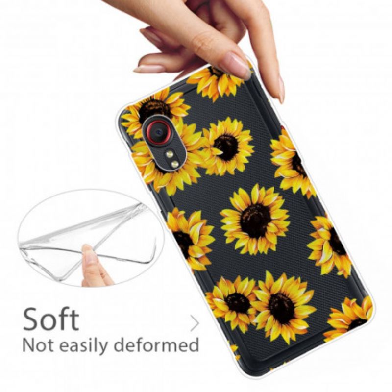 Kuori Samsung Galaxy Xcover 5 Auringonkukat Suojakuori