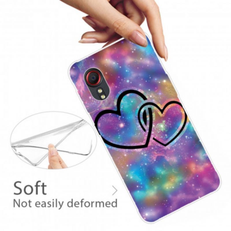 Kuori Samsung Galaxy Xcover 5 Chaised Hearts