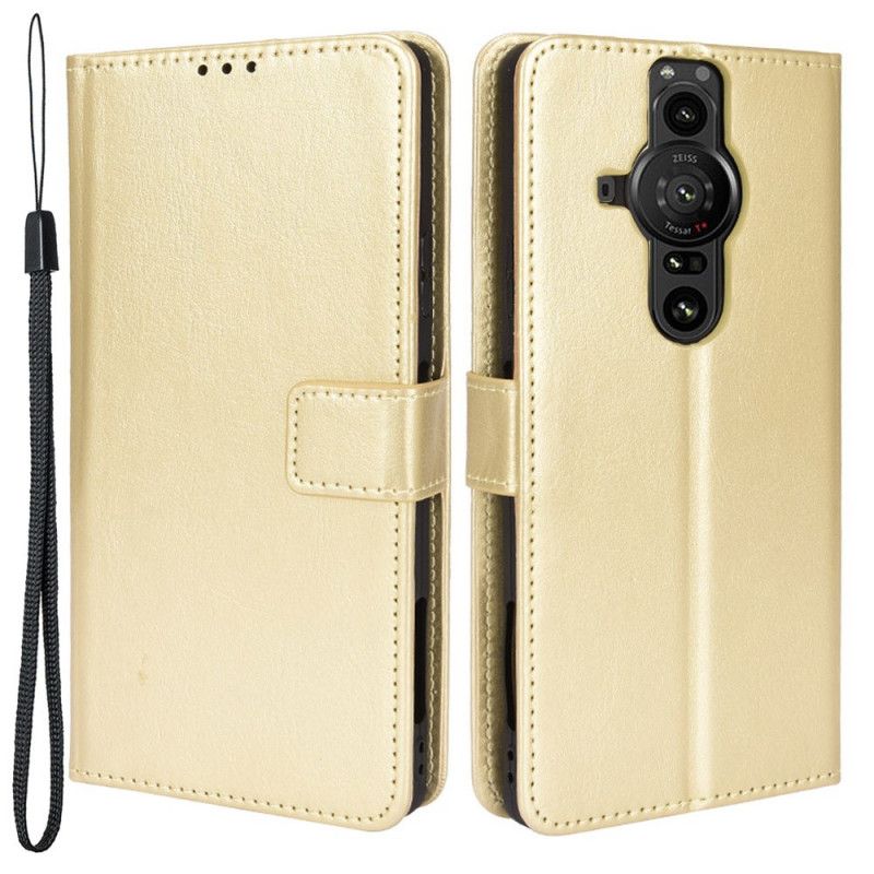 Flip Kotelot Sony Xperia Pro-i Flashy Faux Leather Suojakuori