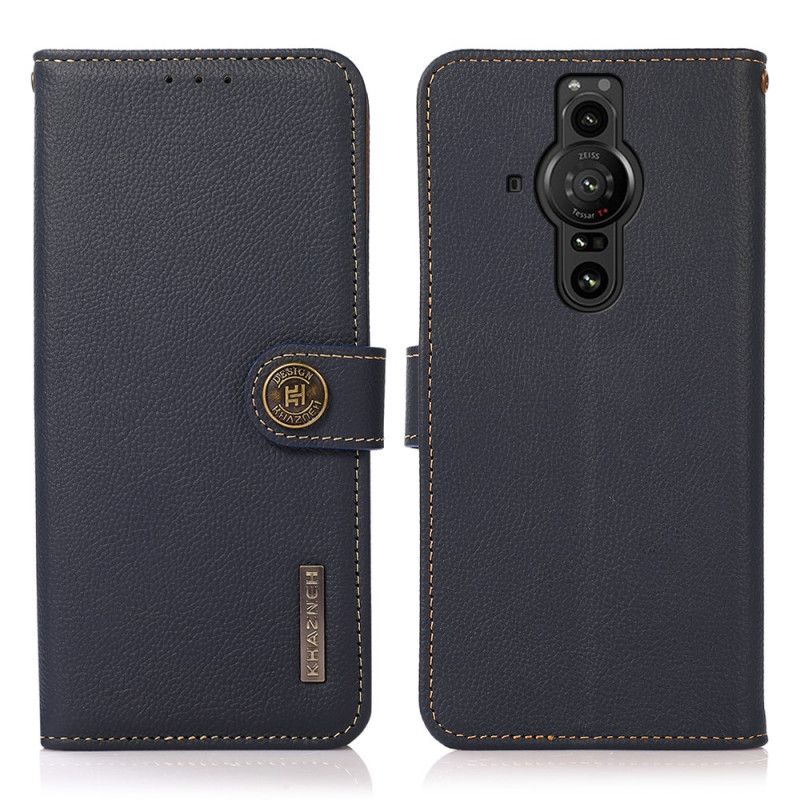 Flip Kotelot Sony Xperia Pro-i Khazneh Leather Suojakuori