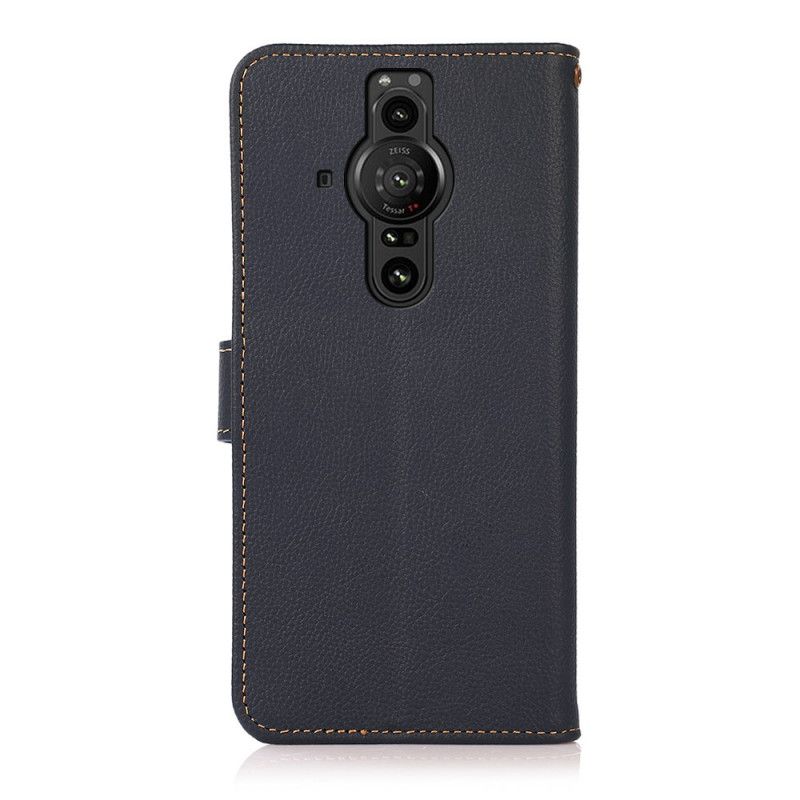 Flip Kotelot Sony Xperia Pro-i Khazneh Leather Suojakuori