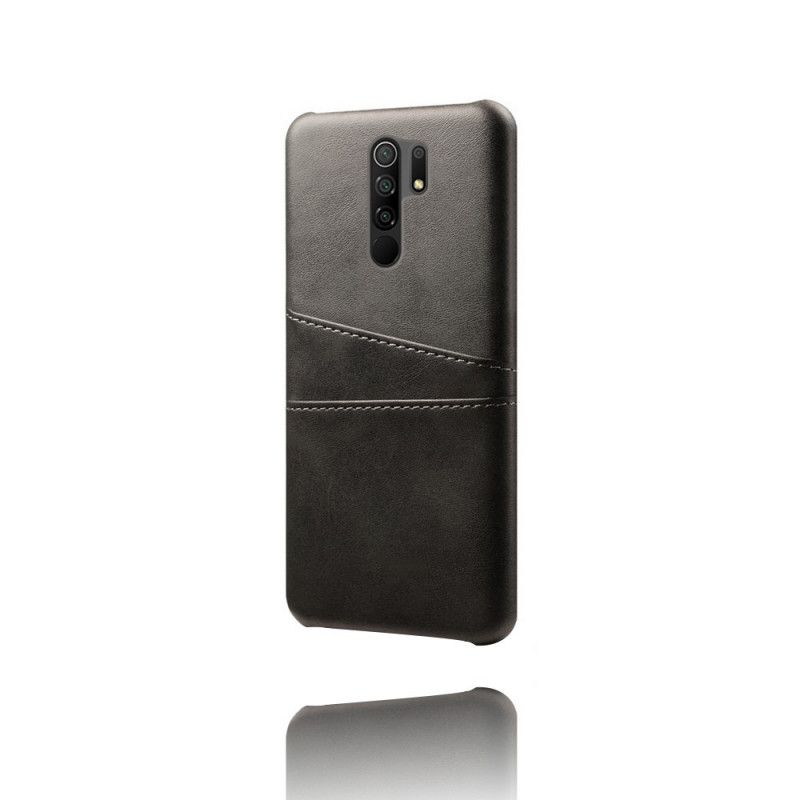 Case Kuoret Xiaomi Redmi 9 Harmaa Musta Puhelinkuoret Kortin Haltija