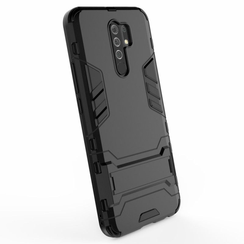 Case Kuoret Xiaomi Redmi 9 Punainen Musta Puhelinkuoret Erittäin Kestävä Kieli