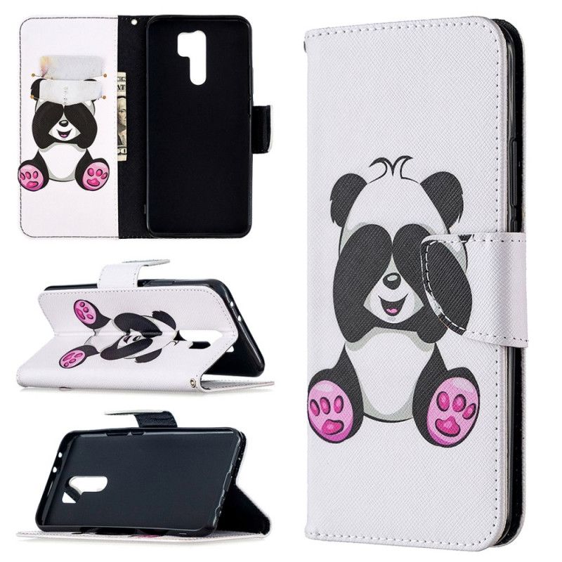 Flip Case Xiaomi Redmi 9 Hauska Panda