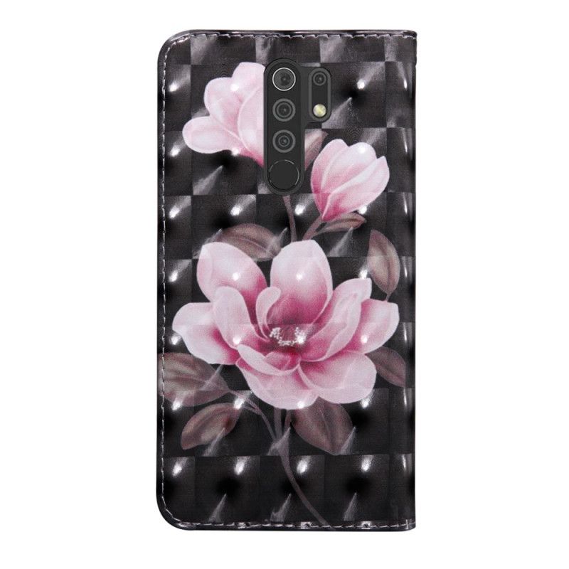 Flip Case Xiaomi Redmi 9 Kukat Kukkivat